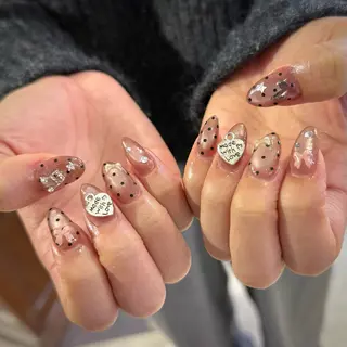 ネイル 𝙃𝙖𝙧𝙪⋆ ˚꩜｡個性派のネイルデザイン