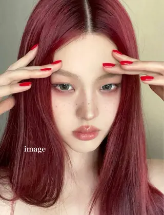 ロング カラー 上品モテヘア🩶 karen🩶のヘアスタイル