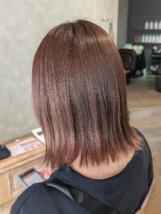 ミディアム カラー 大人かわいい💎ツヤ ✧亜美︎✧我孫子のヘアスタイル