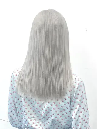 セミロング カラー パーマ ヘアアレンジ メンズ キッズ ネイル マツエク・マツパ アイブロウ nico TOKYO 渋谷所属・ブリーチ　ハイトーン 特化🌈フジタハルキのヘアスタイル