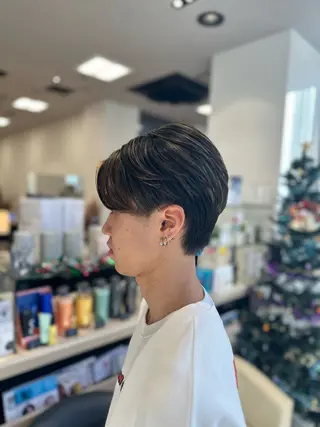 メンズ クロスパーマ/うる艶 カラー/Kurumiのヘアスタイル