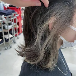 ミディアム カラー 石黒 晴香のヘアスタイル
