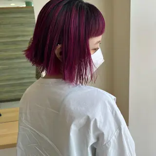 ショート カラー テトネ タカシのヘアスタイル