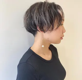ショート カラー icie所属・大阪ヴィーガンサロン KANAKOのヘアスタイル