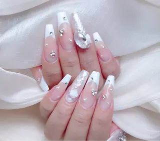 ネイル M🌷nail 長さだし専門店のネイルデザイン