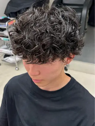 ショート パーマ メンズ 名古屋メンズパーマ /松井生のヘアスタイル