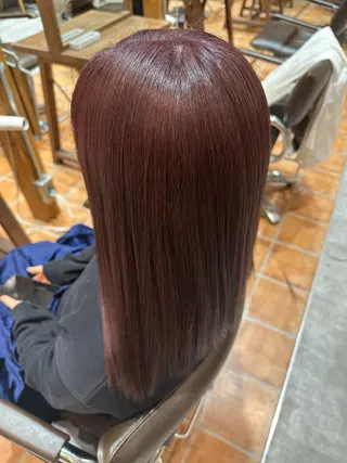 ロング カラー ニシグチ サヨのヘアスタイル