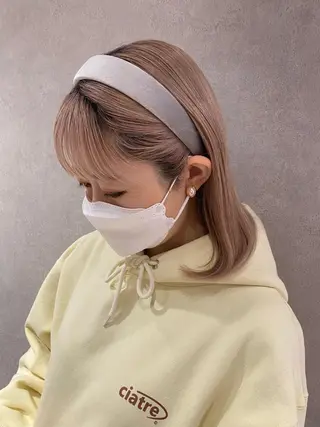 カラー 韓国×髪質改善カラー 💎hinaのヘアスタイル