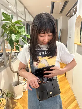 ミディアム hase ／tsunaguのヘアスタイル