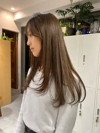 ロング カラー パーマ/ボブ /レイヤー チヒロのヘアスタイル