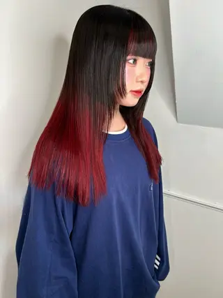 ロング カラー land所属・透明感カラー/レイヤ ー🌙Honokaのヘアスタイル