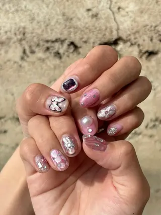 ネイル hinako /個性派ニュアンスのネイルデザイン