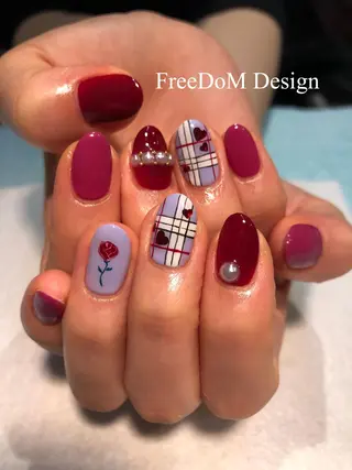ネイル ＦreeDoＭ   Design所属・W KUMIのネイルデザイン