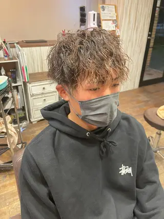 メンズ ハヤシカズキ/カラー ✂/メンズパーマのヘアスタイル