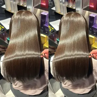 ロング 新宿No.1艶髪矯正 美艶カラー/FUKAのヘアスタイル