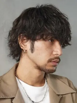 ミディアム パーマ メンズ パーマ特化🔥 ワタベリョウマのヘアスタイル