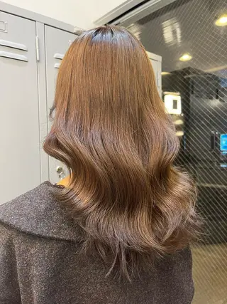 ロング カラー 🎴 永井あさひ🎴のヘアスタイル