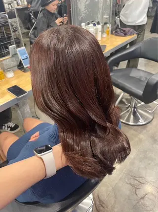 カラー 透明感ベージュ🤎 manami👒🌿のヘアスタイル