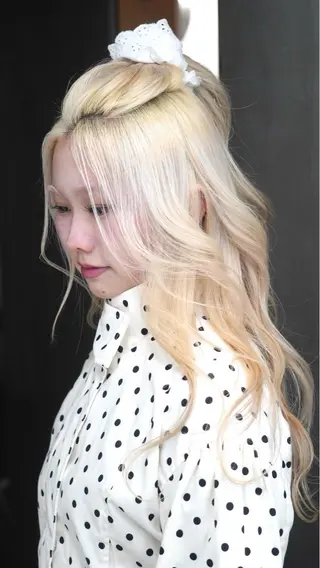 カラー hinata/ ハイトーンカラー🪽のヘアスタイル