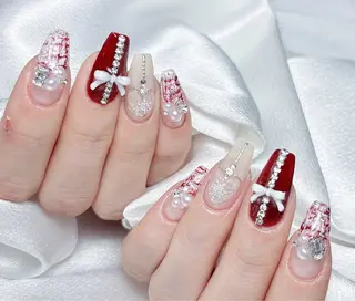 ネイル Aura  Nail 長さだし/パラジェルのネイルデザイン