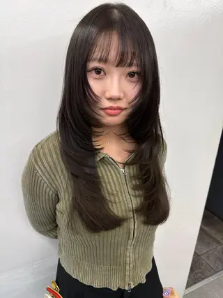 ロング 下妻 カラーエクステ難波のヘアスタイル