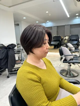 ショート あいこ/ハンサム ショート/銀座🌷のヘアスタイル