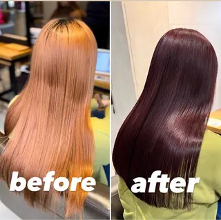 ロング カラー 🌿earth亀有店 【緑髪のノブ】🌿のヘアスタイル