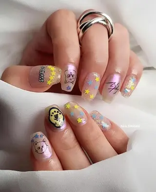 ネイル 3dパーツ/流行り 👧shushu❤️のネイルデザイン