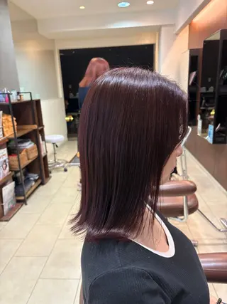 セミロング カラー 鳥ちゃん🐥/カラー /西中島/新大阪のヘアスタイル