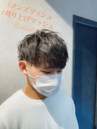 ショート メンズ 宮下 弦也のヘアスタイル