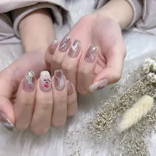 ネイル 🦋ネイルサロン ブラン🌈ゆりのネイルデザイン