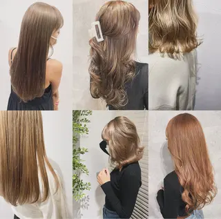 セミロング YU-KA ✂︎ROSSOのヘアスタイル