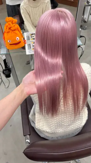 ロング カラー 透明感ワンカラー梅田 ダブルカラー/川上のヘアスタイル