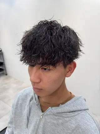 パーマ メンズ 大宮メンズ特化/パー マ職人/小川藍人のヘアスタイル