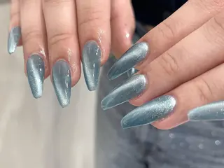 ネイル ki🍒🍒 ki ツルツルネイルのネイルデザイン