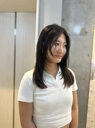 ロング OLSEN D.B.A BALLOON HAIR所属・さとう あやかのヘアスタイル