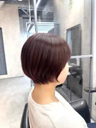 ショート カラー Misora/ボブ/ レイヤー/艶カラーのヘアスタイル