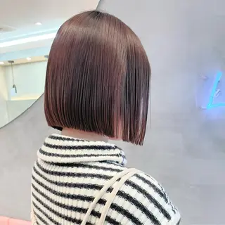 ショート Misaki /ボブ/縮毛矯正のヘアスタイル