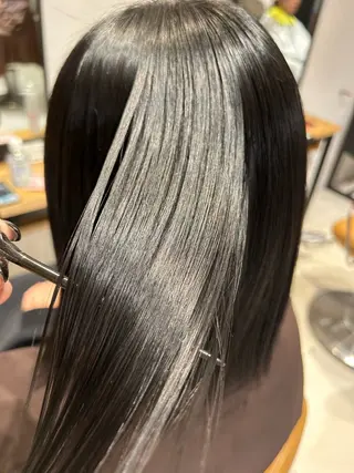 ミディアム EARTH AOBADAIのヘアスタイル