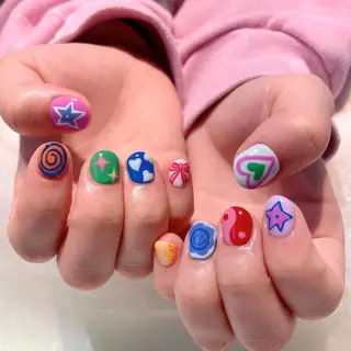 ネイル 新井 ひなののネイルデザイン