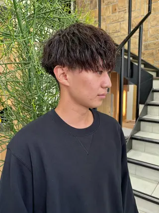 パーマ メンズ mens骨格矯正/ 理論パーマ/yuyaのヘアスタイル