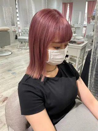 ミディアム カラー miyu /大阪美容室のヘアスタイル