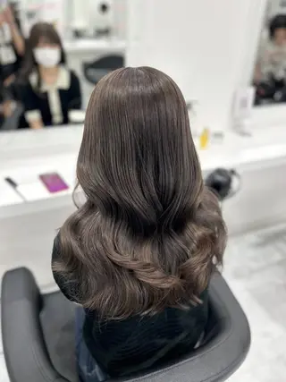 カラー 透明感ベージュ🪽 ブラウン🤎Rinのヘアスタイル