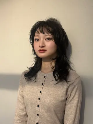 ミディアム パーマ miyu/天神/ ブリーチなし透明感のその他イメージ