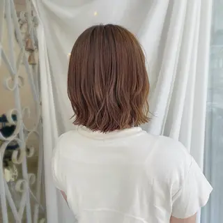 ミディアム 🍑もも 🍑のヘアスタイル