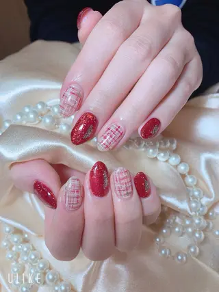 ネイル ネイルサロンAiri 長さ出し·シンプルのネイルデザイン