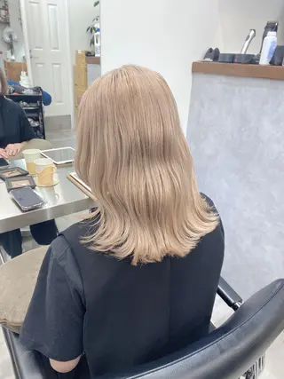 ロング カラー ブリーチ指名 NO1🌈SAKIのヘアスタイル