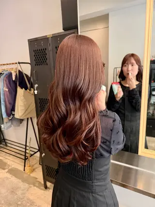 ロング カラー yearn所属・naho✂︎bob/ layerのヘアスタイル