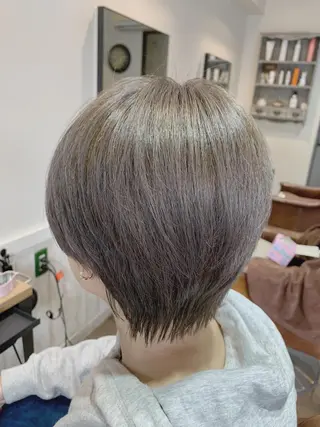 ショート リンネ 甲東園のヘアスタイル