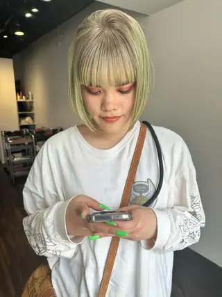 ミディアム ワンホンヘア ケラチン/Kaitoのヘアスタイル